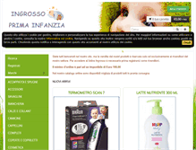 Tablet Screenshot of ingrossoprimainfanzia.it